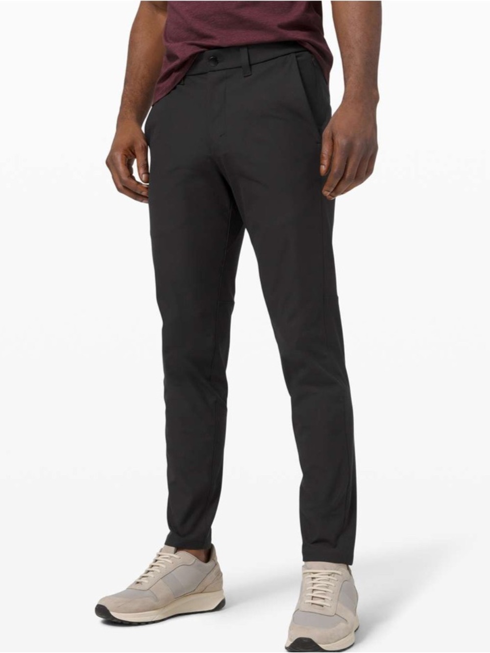 Lululemon Men's Black Commission Pant Slim Warpstreme 32" Size 34x32”